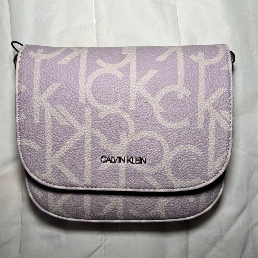 Calvin Klein purple purse small